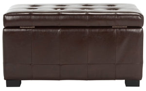 Safavieh Small Manhattan Storage Bench – Stylish And Compact Upholstered Storage Solution For Any Space Cordavan HUD4201E
