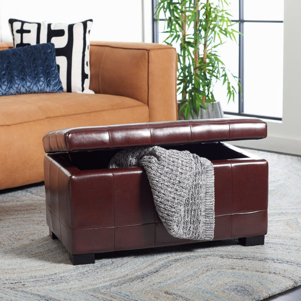 Safavieh Small Manhattan Storage Bench – Stylish And Compact Upholstered Storage Solution For Any Space Cordavan HUD4201E