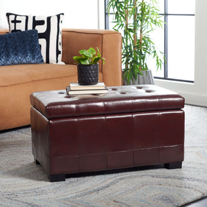 Safavieh Small Manhattan Storage Bench – Stylish And Compact Upholstered Storage Solution For Any Space Cordavan HUD4201E