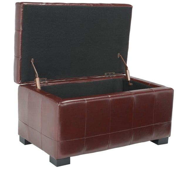 Safavieh Small Manhattan Storage Bench – Stylish And Compact Upholstered Storage Solution For Any Space Cordavan HUD4201E