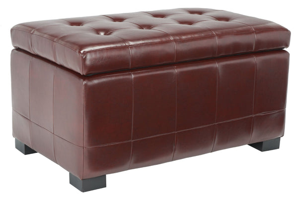 Safavieh Small Manhattan Storage Bench – Stylish And Compact Upholstered Storage Solution For Any Space Cordavan HUD4201E