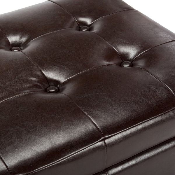 Safavieh Small Manhattan Storage Bench – Stylish And Compact Upholstered Storage Solution For Any Space Cordavan HUD4201E