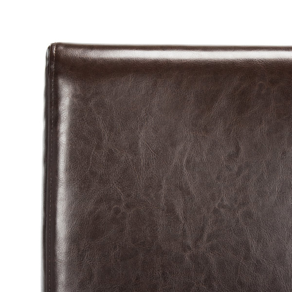 Safavieh Classic Side Chair - Timeless Elegance For Dining Spaces, Comfort With Durable Design And Style Brown Bicast Leather Hud8205a