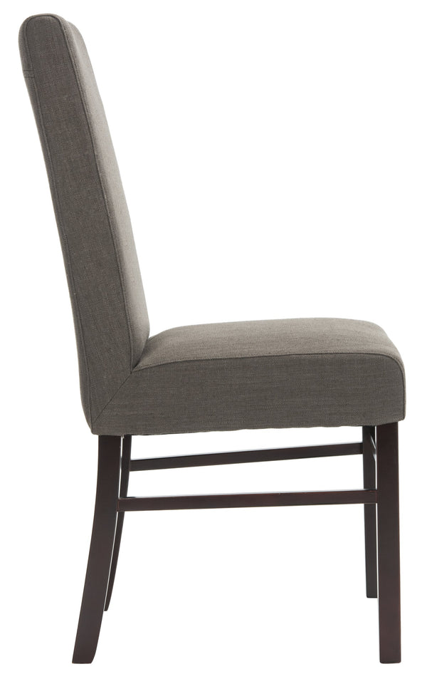 Safavieh Classic Side Chair - Timeless Elegance For Dining Spaces, Comfort With Durable Design And Style Charcoal 60% Linen,40% Polyester Hud8205j