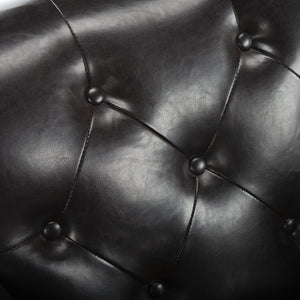 Safavieh Colin Tufted Club Chair - Timeless Accent Piece With Brass Nailhead Trim For Elegant Spaces Brown / Leather HUD8212C