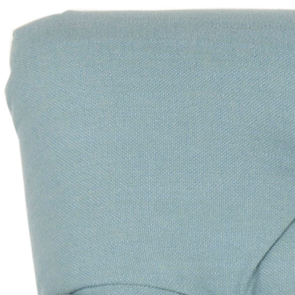 Safavieh Colin Tufted Club Chair - Timeless Accent Piece With Brass Nailhead Trim For Elegant Spaces Sky Blue HUD8212K