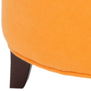 Safavieh Amelia Tufted Storage Ottoman - Chic Accent Piece With Lift-Top Storage For Stylish Living Spaces Tangerine HUD8220D