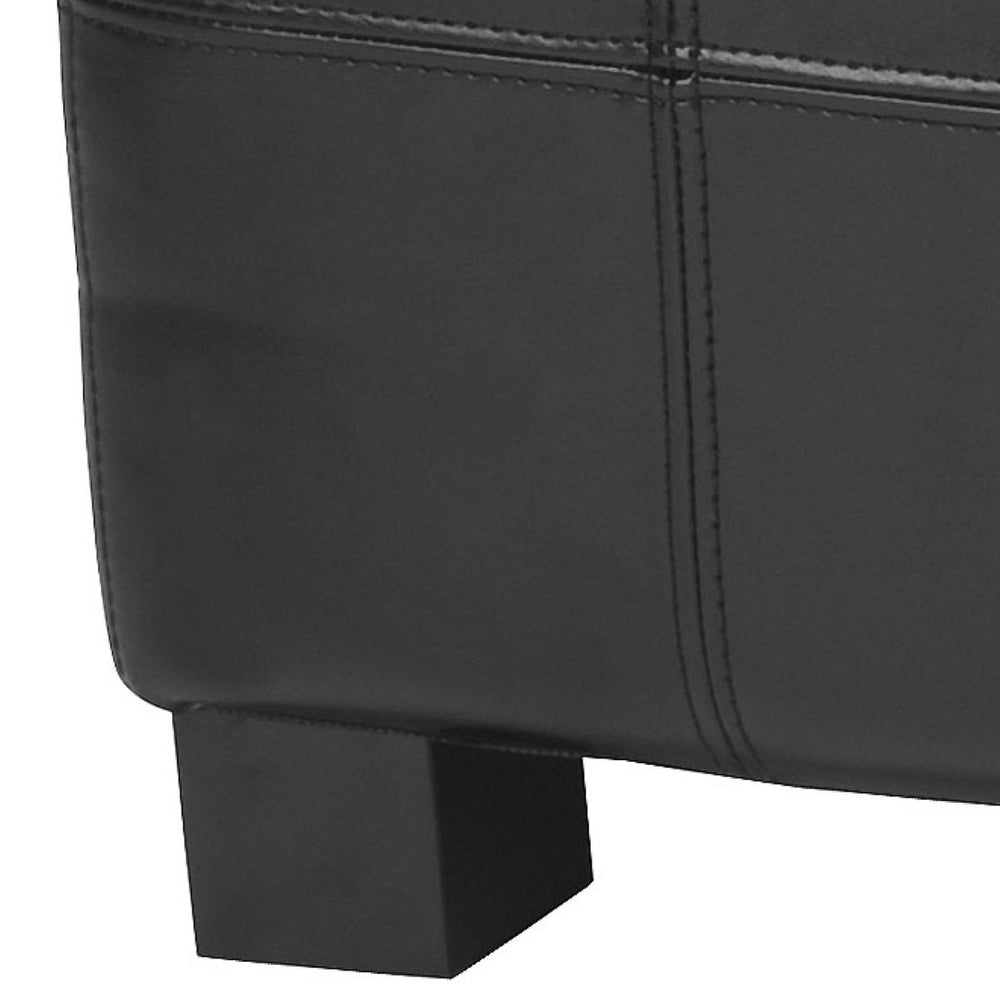 Safavieh Townsend Stylish Storage Ottoman – Compact Seating With Chic Quilting, Lift-Top, And Easy Care Design HUD8225B
