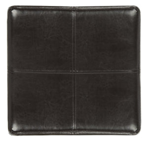 Safavieh Madison Square Ottoman - Versatile Storage & Extra Seating With Timeless Design For Any Living Space Brown HUD8228A