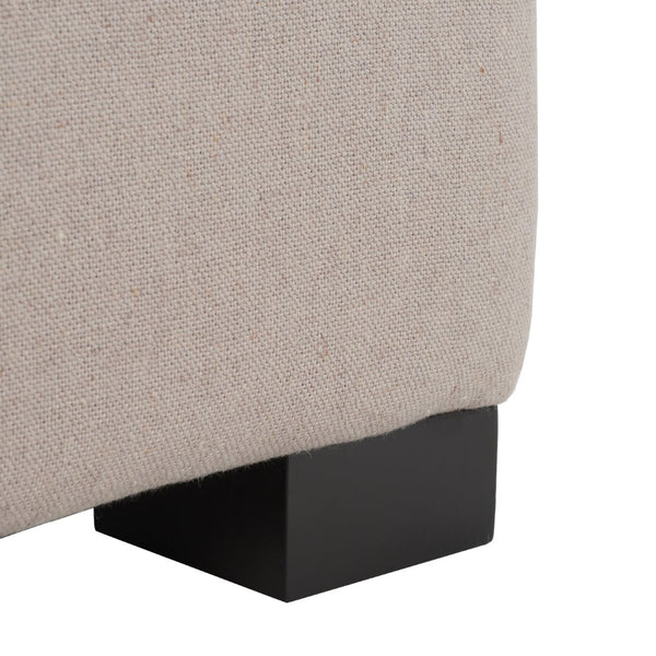 Safavieh Maiden Tufted Storage Bench - Stylish Seating & Practical Organization For Any Room Décor Taupe HUD8229L