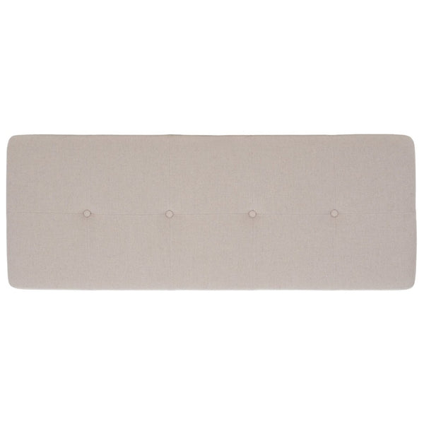 Safavieh Maiden Tufted Storage Bench - Stylish Seating & Practical Organization For Any Room Décor Taupe HUD8229L
