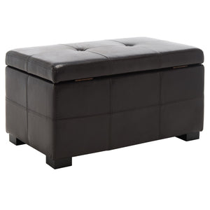 Safavieh Maiden Tufted Storage Bench - Chic Compact Seat With Hidden Storage For Entryways And Bedrooms HUD8230A