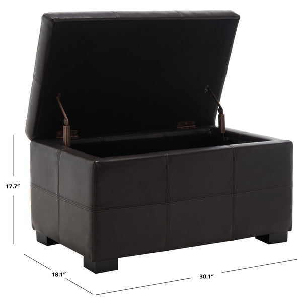 Safavieh Maiden Tufted Storage Bench - Chic Compact Seat With Hidden Storage For Entryways And Bedrooms HUD8230A