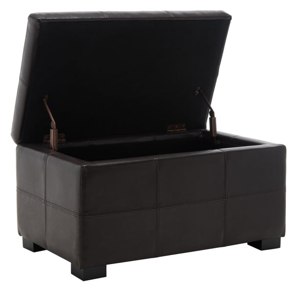 Safavieh Maiden Tufted Storage Bench - Chic Compact Seat With Hidden Storage For Entryways And Bedrooms HUD8230A