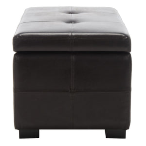 Safavieh Maiden Tufted Storage Bench - Chic Compact Seat With Hidden Storage For Entryways And Bedrooms HUD8230A