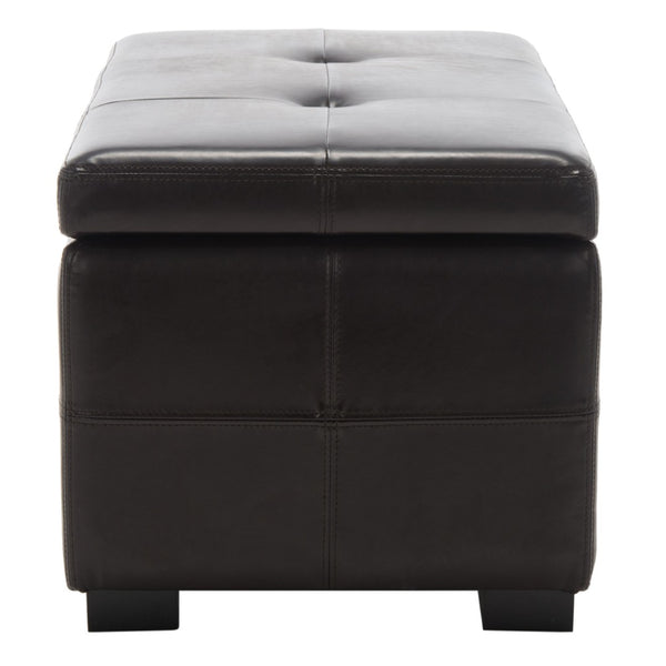 Safavieh Maiden Tufted Storage Bench - Chic Compact Seat With Hidden Storage For Entryways And Bedrooms HUD8230A