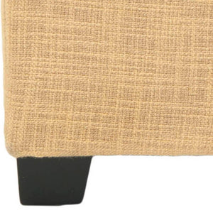 Safavieh Harrison Single Tray Ottoman - Elegant Storage Solution With Removable Serving Tray For Modern Spaces Gold HUD8233E