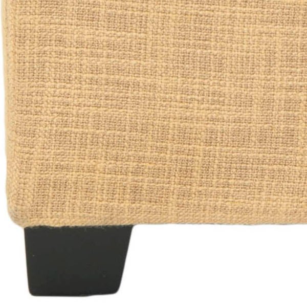 Safavieh Harrison Single Tray Ottoman - Elegant Storage Solution With Removable Serving Tray For Modern Spaces Gold HUD8233E