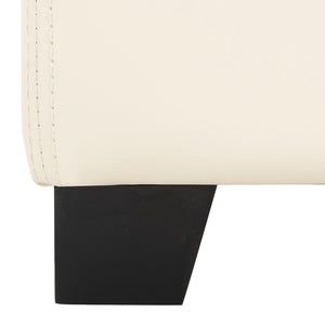 Safavieh Harrison Single Tray Ottoman - Elegant Storage Solution With Removable Serving Tray For Modern Spaces Flat Cream HUD8233K