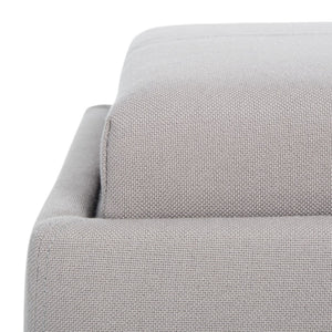 Safavieh Harrison Single Tray Ottoman - Elegant Storage Solution With Removable Serving Tray For Modern Spaces Seamist HUD8233M
