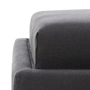 Safavieh Harrison Single Tray Ottoman - Elegant Storage Solution With Removable Serving Tray For Modern Spaces Grey HUD8233N