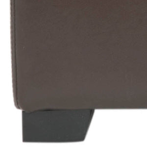 Safavieh Harrison Modern Double Tray Ottoman – Chic Bicast Leather, Hidden Storage & Stylish Seating Solution HUD8234A