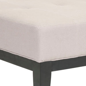 Safavieh Fulton Cocktail Ottoman - Urban Chic Storage Solution For Modern Living Spaces And Extra Seating Taupe/Black HUD8238E
