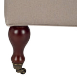 Safavieh Hampton Pillowtop Bench Taupe HUD8239A