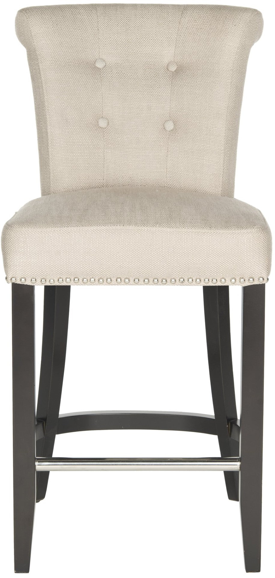 Safavieh Addo Ring Counter Stool - Stylish Comfort Meets Classic Craftsmanship For Modern Interiors Beige HUD8241B