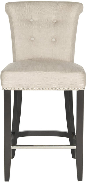 Safavieh Addo Ring Counter Stool - Stylish Comfort Meets Classic Craftsmanship For Modern Interiors Beige HUD8241B