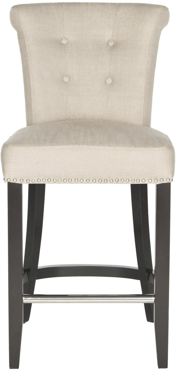 Safavieh Addo Ring Counter Stool - Stylish Comfort Meets Classic Craftsmanship For Modern Interiors Beige HUD8241B