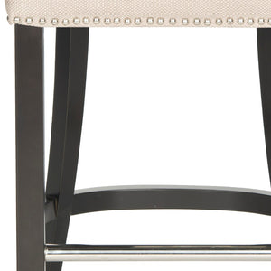 Safavieh Addo Ring Counter Stool - Stylish Comfort Meets Classic Craftsmanship For Modern Interiors Beige HUD8241B
