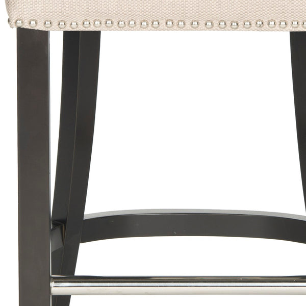 Safavieh Addo Ring Counter Stool - Stylish Comfort Meets Classic Craftsmanship For Modern Interiors Beige HUD8241B