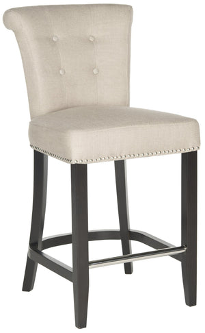 Safavieh Addo Ring Counter Stool - Stylish Comfort Meets Classic Craftsmanship For Modern Interiors Beige HUD8241B