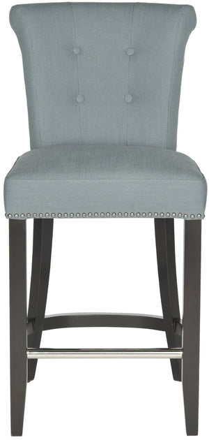 Safavieh Addo Ring Counter Stool - Stylish Comfort Meets Classic Craftsmanship For Modern Interiors Sky Blue HUD8241C
