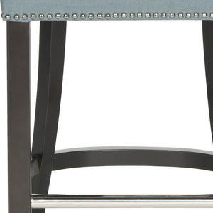 Safavieh Addo Ring Counter Stool - Stylish Comfort Meets Classic Craftsmanship For Modern Interiors Sky Blue HUD8241C