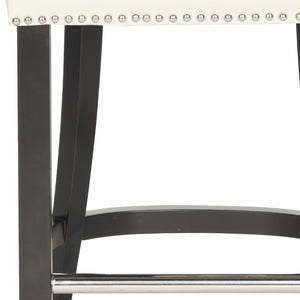 Safavieh Addo Ring Counter Stool - Stylish Comfort Meets Classic Craftsmanship For Modern Interiors Flat Cream HUD8241D