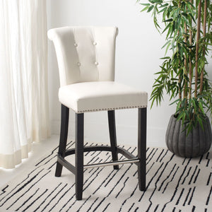 Safavieh Addo Ring Counter Stool - Stylish Comfort Meets Classic Craftsmanship For Modern Interiors Flat Cream HUD8241D
