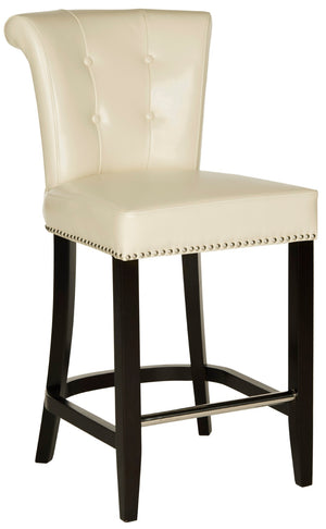 Safavieh Addo Ring Counter Stool - Stylish Comfort Meets Classic Craftsmanship For Modern Interiors Flat Cream HUD8241D
