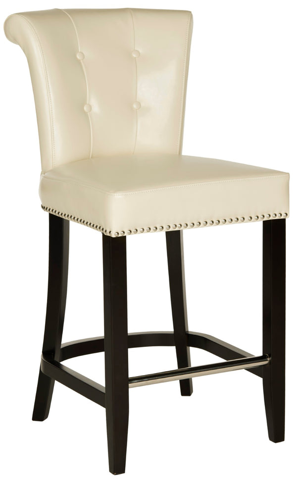 Safavieh Addo Ring Counter Stool - Stylish Comfort Meets Classic Craftsmanship For Modern Interiors Flat Cream HUD8241D