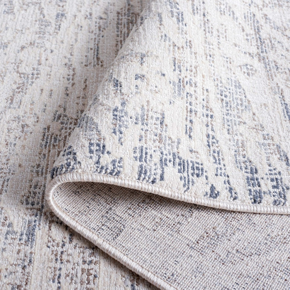 Safavieh Hunter 100a Ivory /  Dark Grey Ivory ,Dark Grey 100% Polyester Hun100a-9