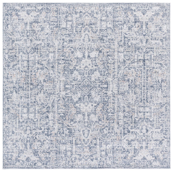 Safavieh Hunter 105a Ivory /  Dark Grey Sage Ivory ,Dark Grey ,Sage 100% Polyester Hun105a-7sq