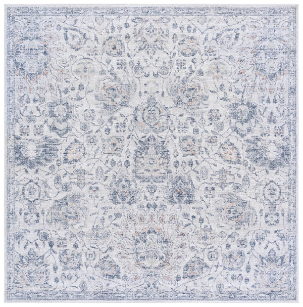 Safavieh Hunter 107a Ivory /  Dark Grey Sage Ivory ,Dark Grey ,Sage 100% Polyester Hun107a-7sq