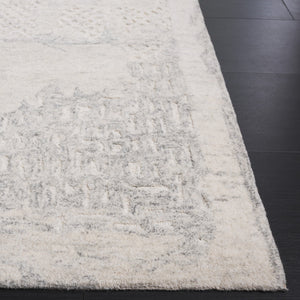 Safavieh Harvest Luxurious Hand-tufted Runner Rug - Plush Comfort, Durable Wool-cotton Blend For Stylish Spaces Silver ,Ivory Wool & Cotton Hvt101g-5