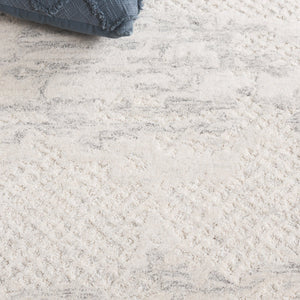 Safavieh Harvest Luxurious Hand-tufted Runner Rug - Plush Comfort, Durable Wool-cotton Blend For Stylish Spaces Silver ,Ivory Wool & Cotton Hvt101g-5