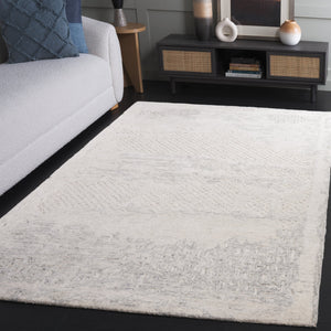 Safavieh Harvest Luxurious Hand-tufted Runner Rug - Plush Comfort, Durable Wool-cotton Blend For Stylish Spaces Silver ,Ivory Wool & Cotton Hvt101g-5