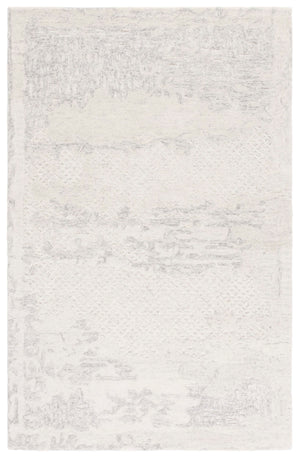 Safavieh Harvest Luxurious Hand-tufted Runner Rug - Plush Comfort, Durable Wool-cotton Blend For Stylish Spaces Silver ,Ivory Wool & Cotton Hvt101g-5