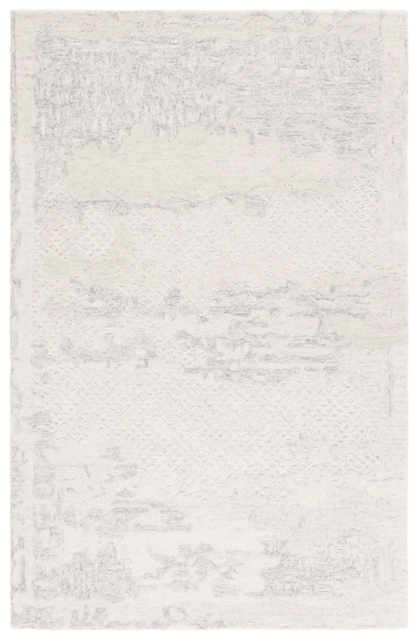 Safavieh Harvest Luxurious Hand-tufted Runner Rug - Plush Comfort, Durable Wool-cotton Blend For Stylish Spaces Silver ,Ivory Wool & Cotton Hvt101g-5