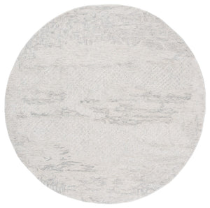 Safavieh Harvest Elegant Hand-tufted Area Rug - Luxurious Wool And Cotton Blend For Sophisticated Decor Silver ,Ivory Wool & Cotton Hvt101g-8