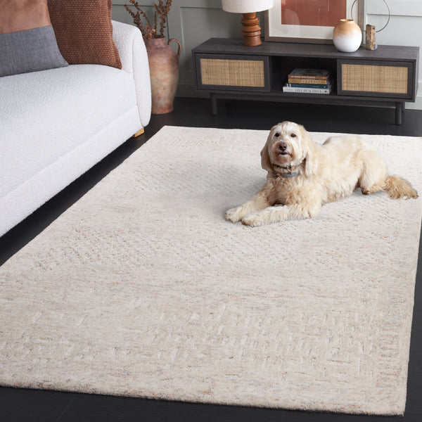 Safavieh Harvest Luxurious Hand-tufted Runner Rug - Plush Comfort, Durable Wool-cotton Blend For Stylish Spaces Rust ,Beige Wool & Cotton Hvt101p-5